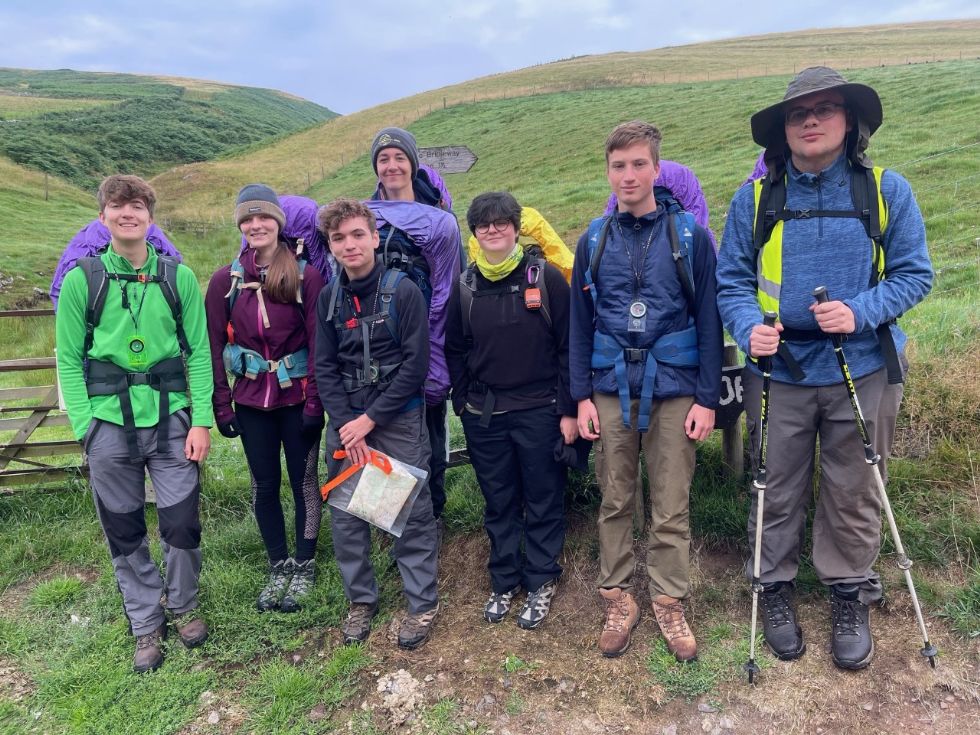 Sixth Form Kimbolton students on their Duke of Edinburgh Award expedition